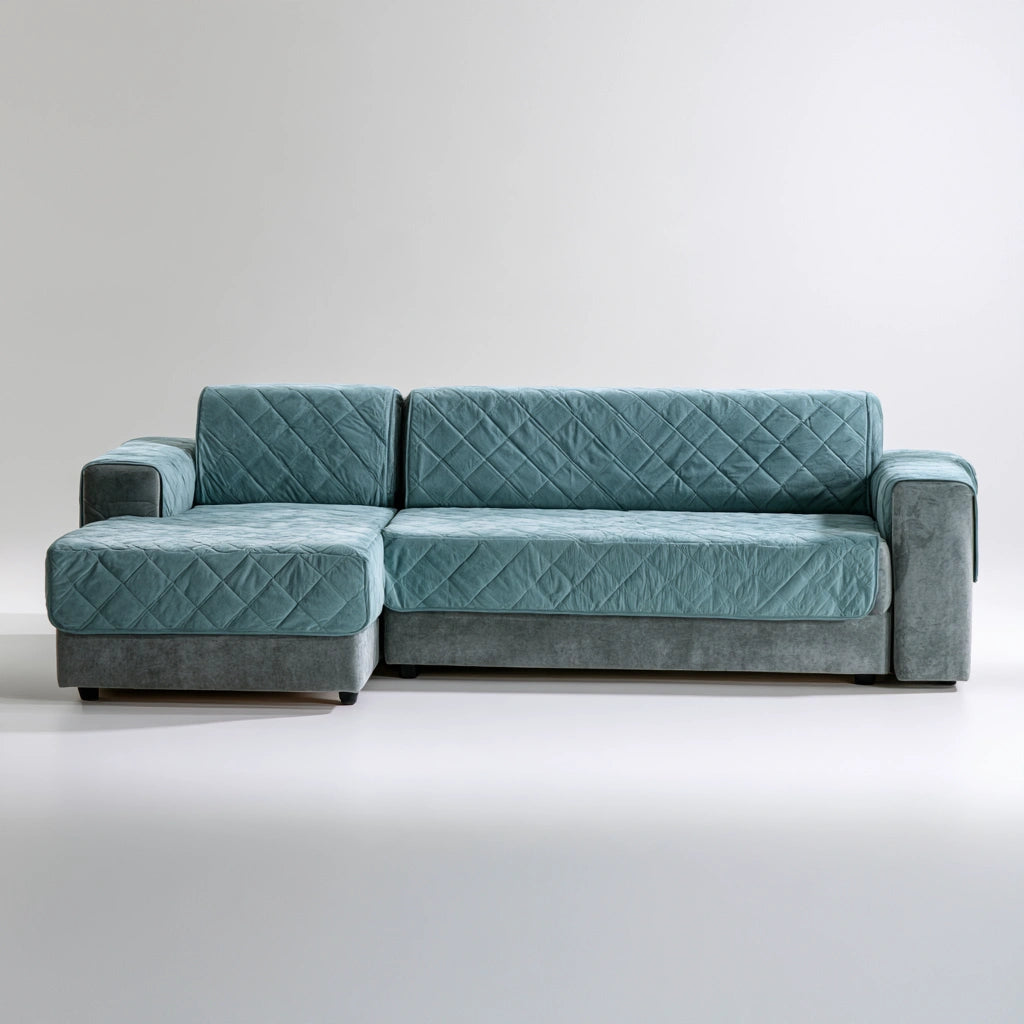 Nowoczesna sofa, o nowoczesnej formie, kolor: morski