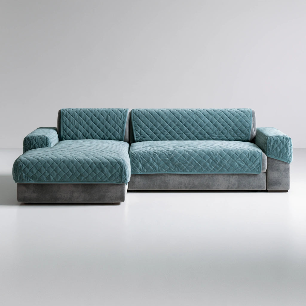 Nowoczesna sofa, o nowoczesnej formie, kolor: morski