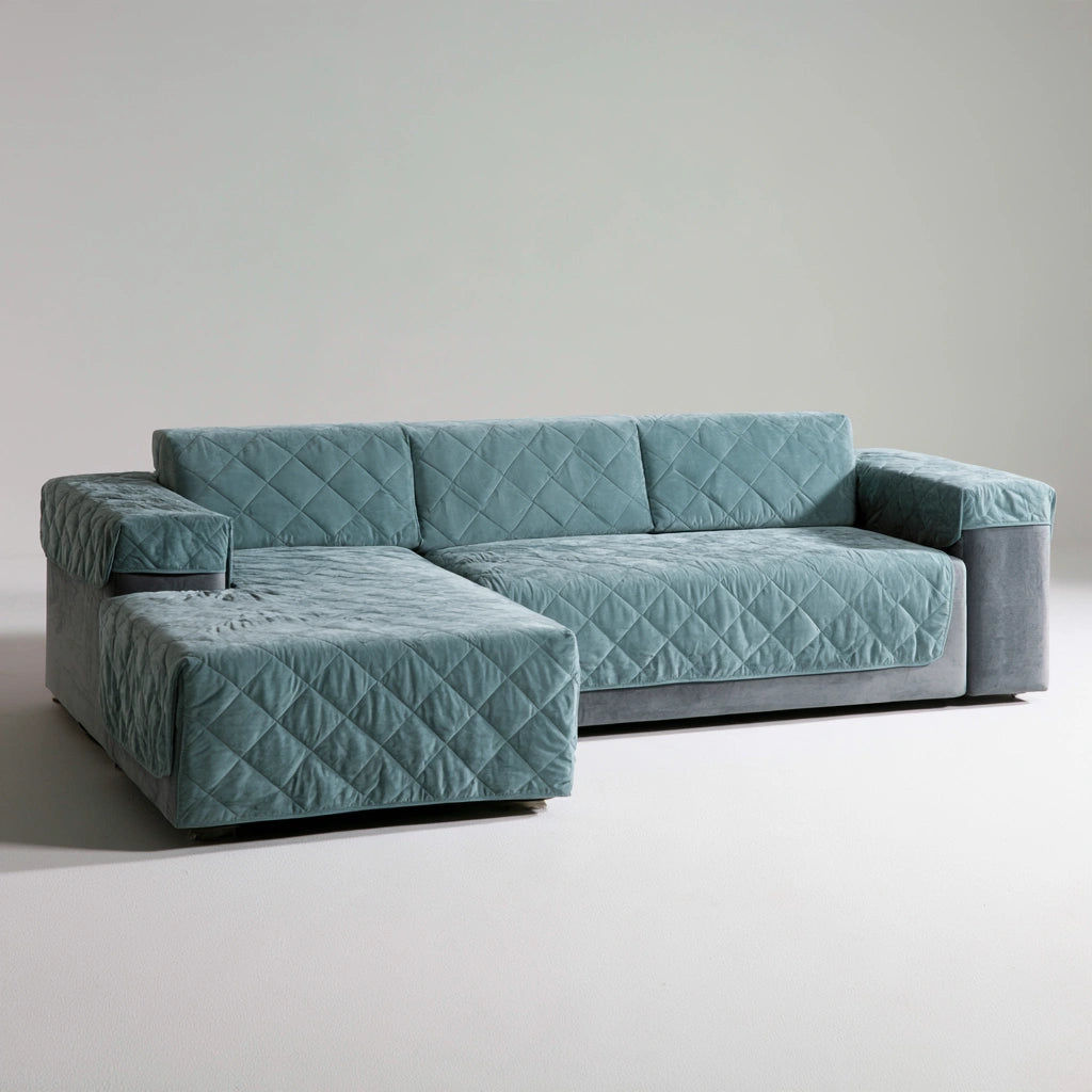 Nowoczesna sofa, o nowoczesnej formie, kolor: morski
