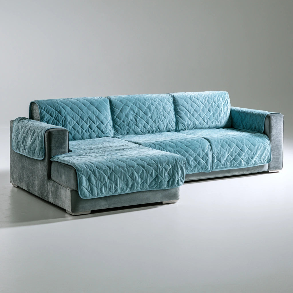 Nowoczesna sofa, o nowoczesnej formie, kolor: morski