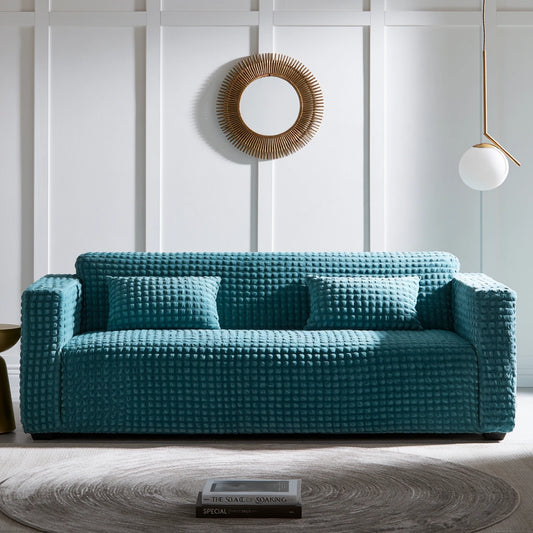 Nowoczesna sofa, o nowoczesnej formie, kolor: morski