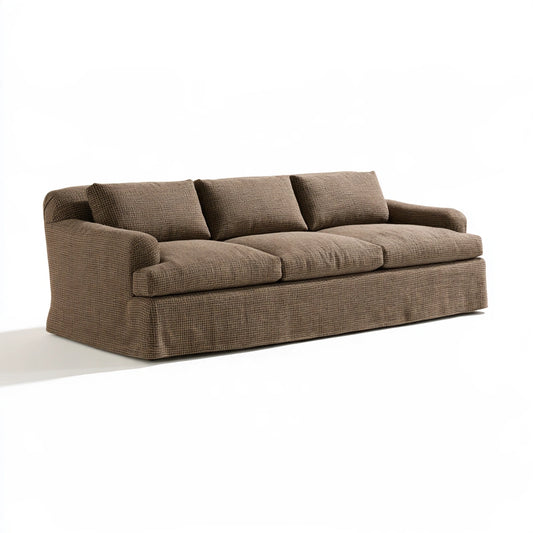 Nowoczesna sofa, o nowoczesnej formie, kolor: brązowy
